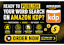 create custom word search puzzle book for amazon KDP